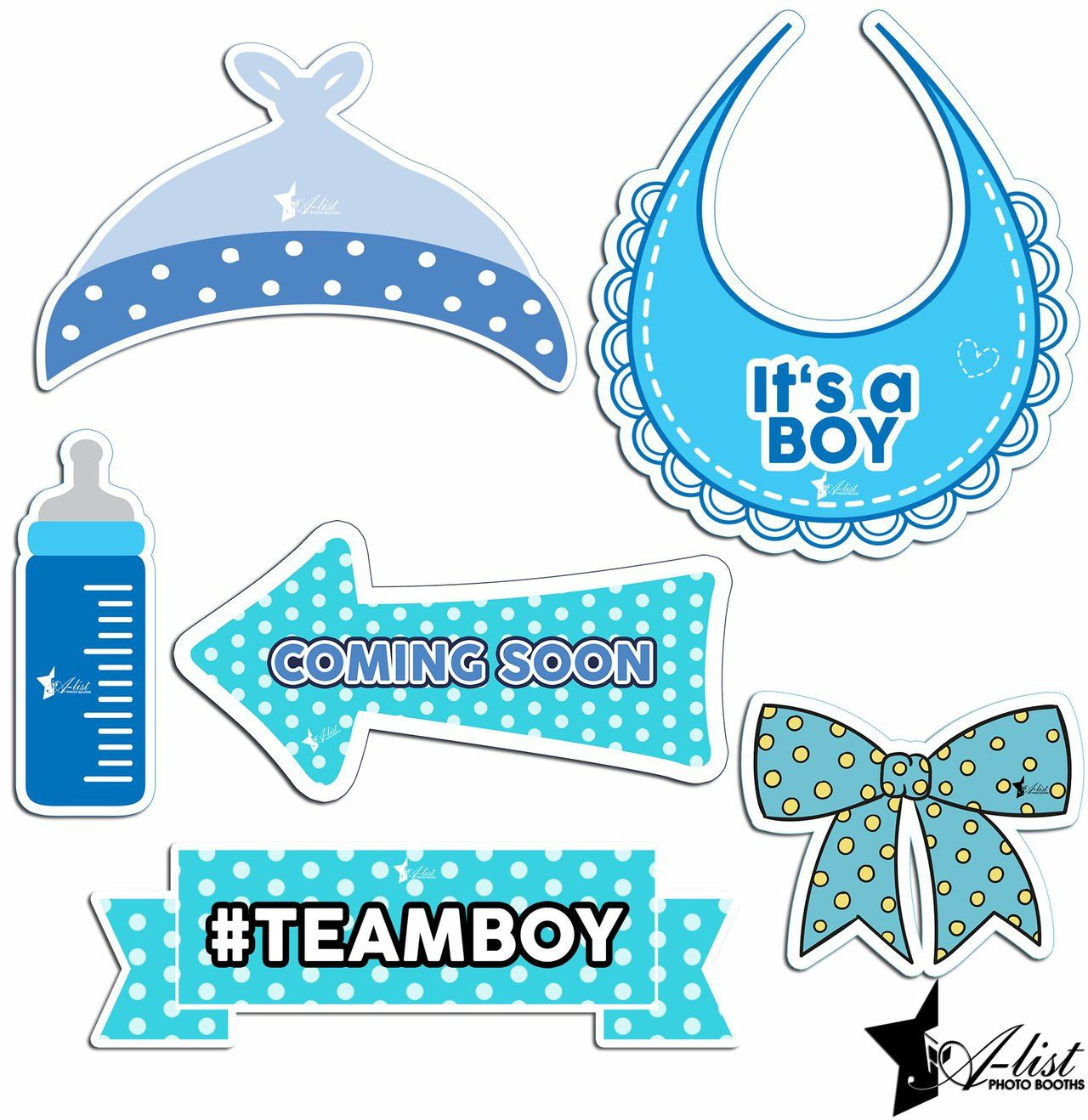 A-List Photo Booths – Germantown, Md – Templates | Baby Shower intended for Free Printable Boy Baby Shower Photo Booth Props