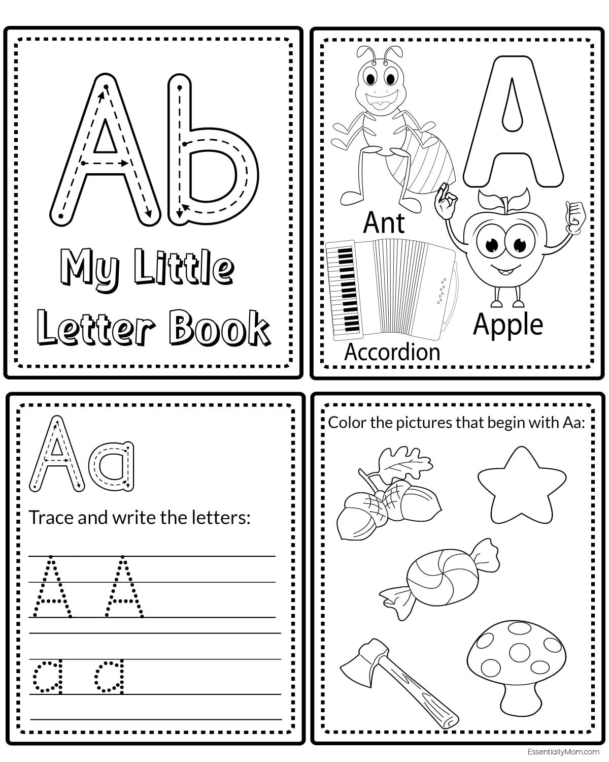 Abc Mini Book Printable | Alphabet Letter Mini Book | Alphabet regarding Free Printable ABC Mini Books