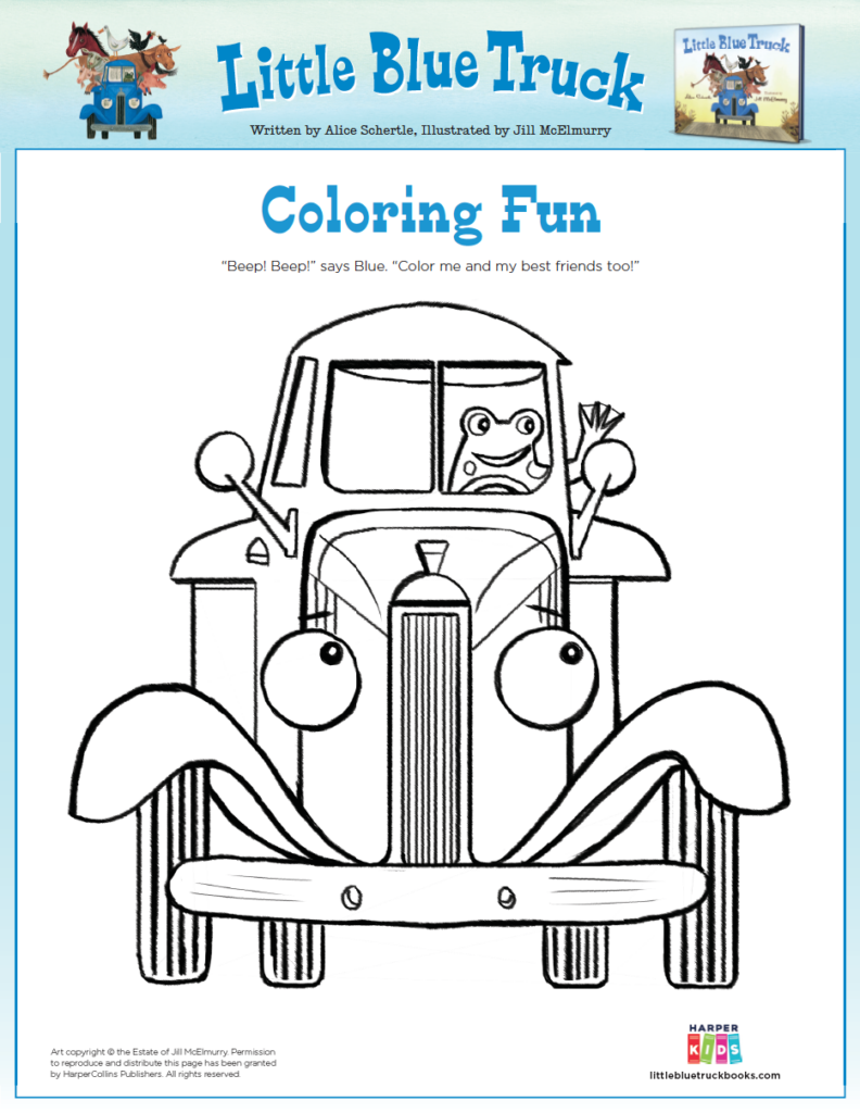 Activities - Fun Printables For Kids - Little Blue Truck with regard to Little Blue Truck Free Printables