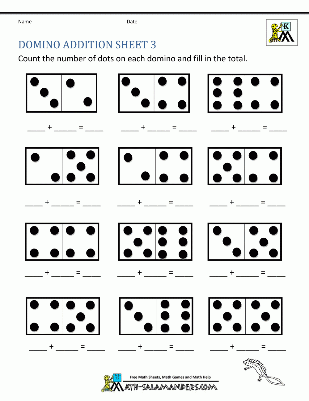 Addition Math Worksheets For Kindergarten regarding Free Printable Preschool Addition Worksheets