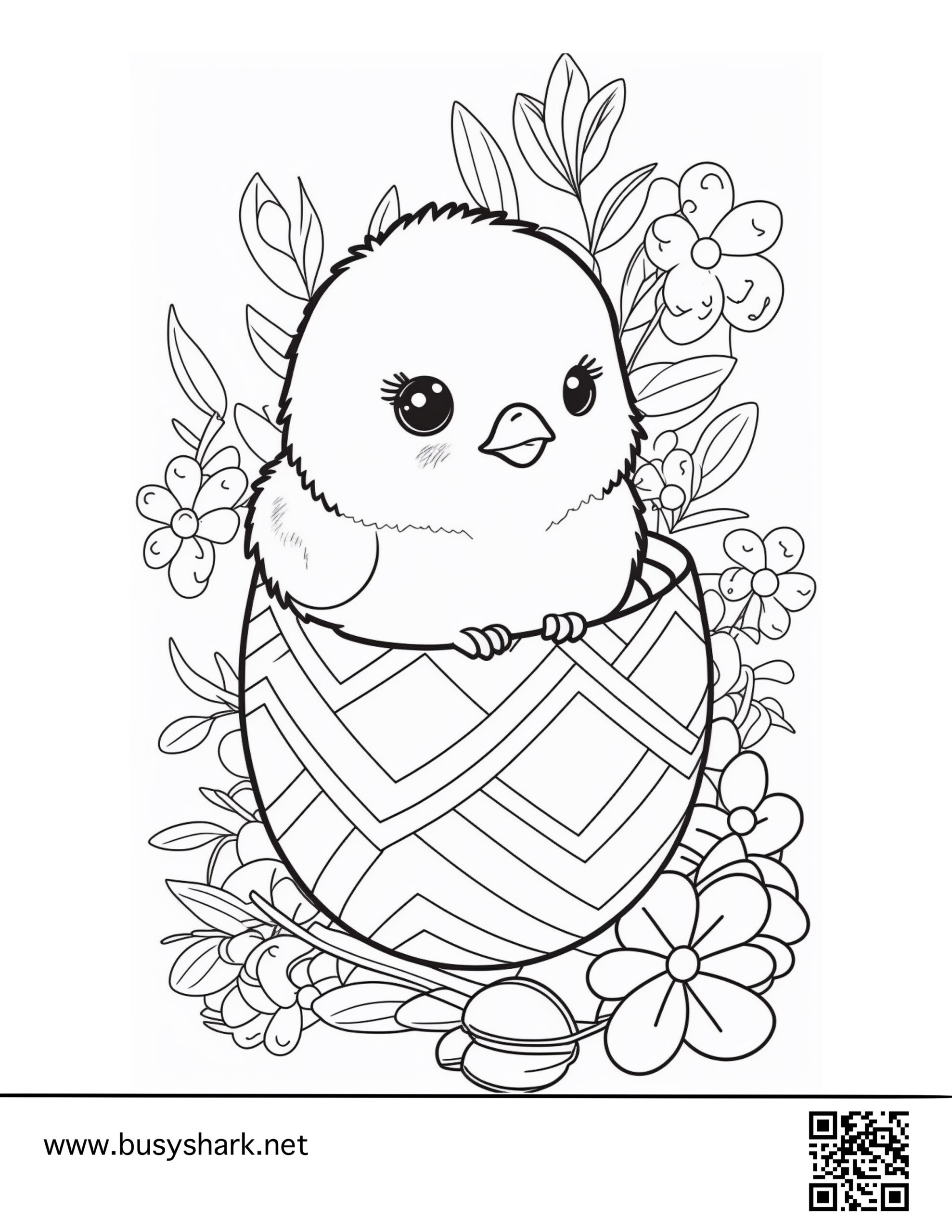 Adorable Easter Chick Coloring Pages pertaining to Free Printable Easter Baby Chick Coloring Pages