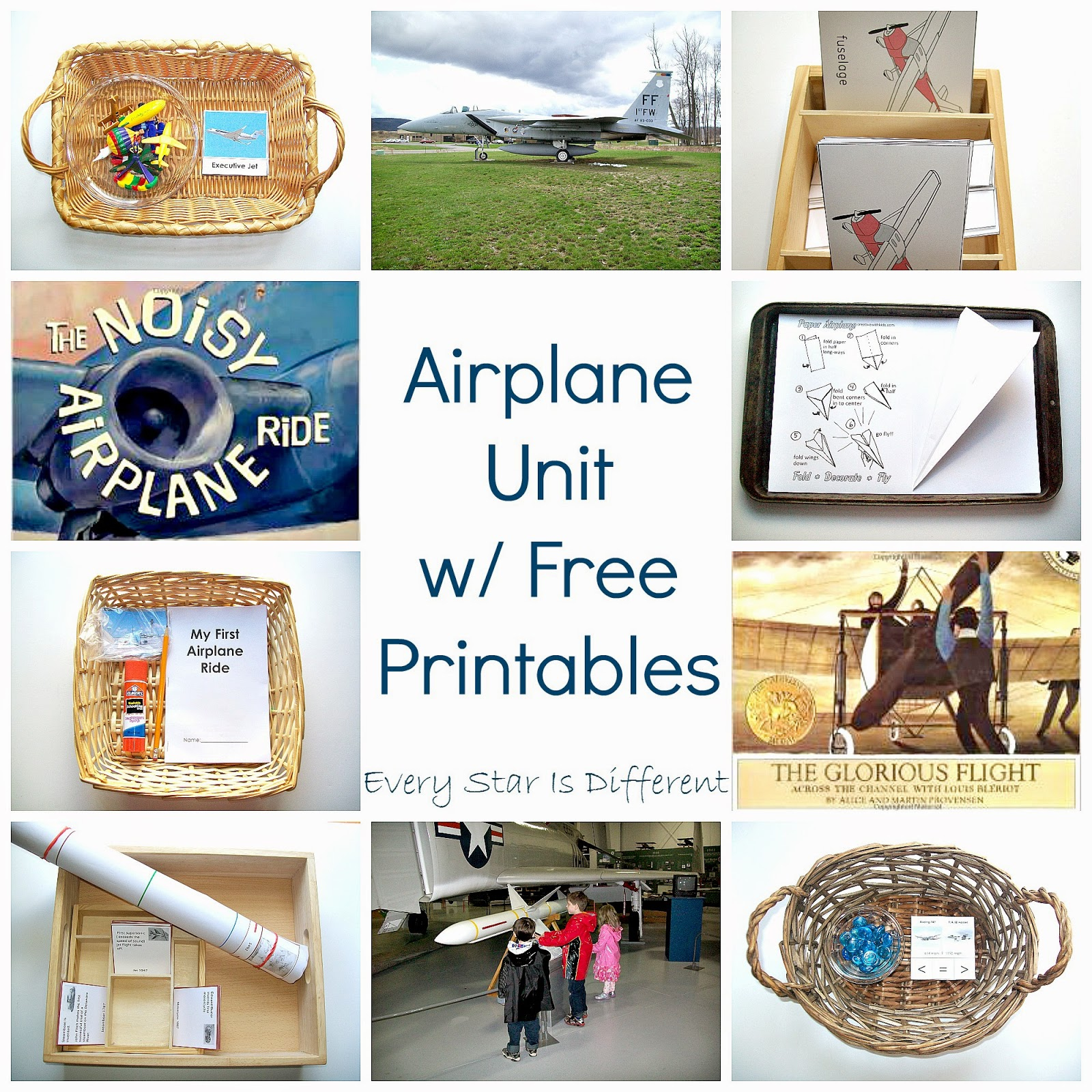 Airplane Activities For Kids With Free Printables - Every Star Is intended for Free Planes Printables