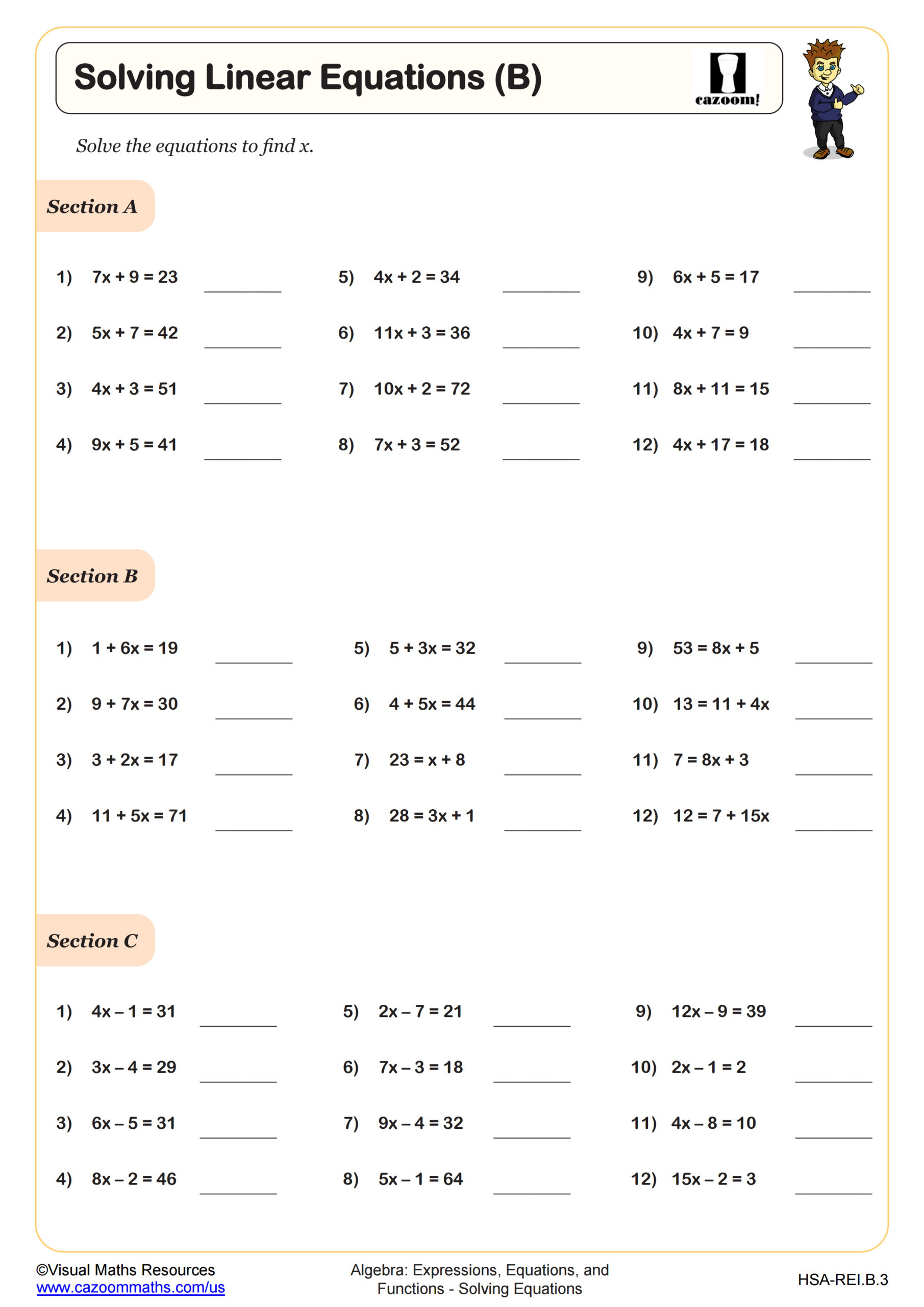 Algebra 1 Worksheets With Answers Pdf | Printable Algebra 1 Math pertaining to Free Printable Algebra Worksheets With Answers