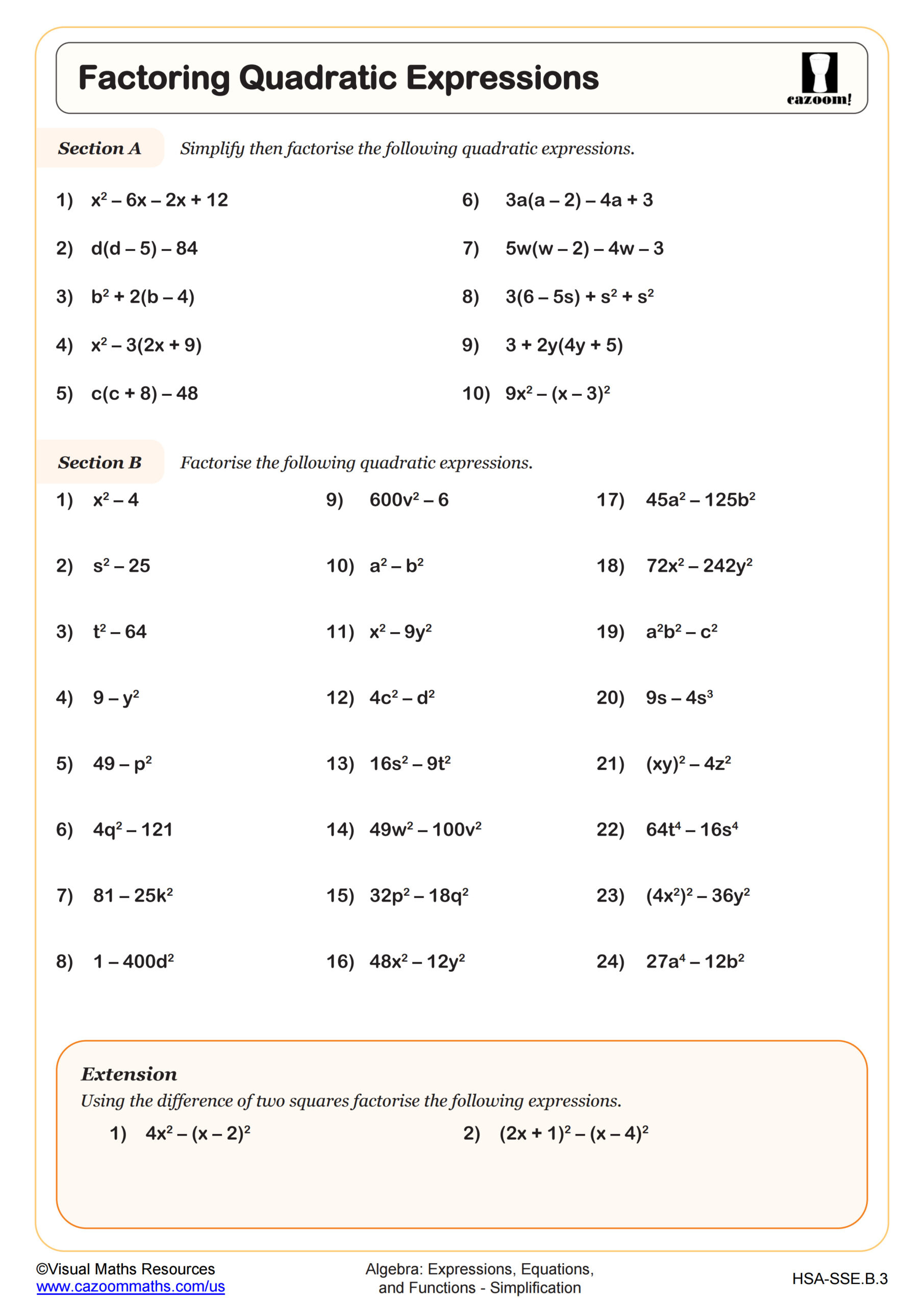 Algebra 1 Worksheets With Answers Pdf | Printable Algebra 1 Math within Free Printable Algebra Worksheets With Answers