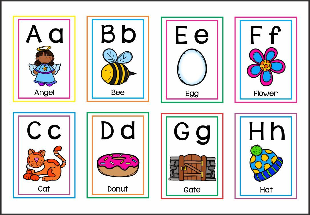 Alphabet Flash Cards With Animal Pictures regarding ABC Flash Cards Free Printable