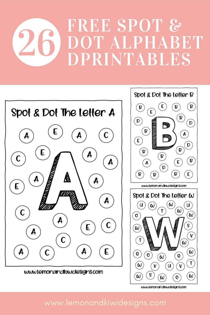 Alphabet Spot &amp;amp; Dot Printables | Preschool Alphabet Printables intended for Free Printable Alphabet Dot To-Dot Worksheets