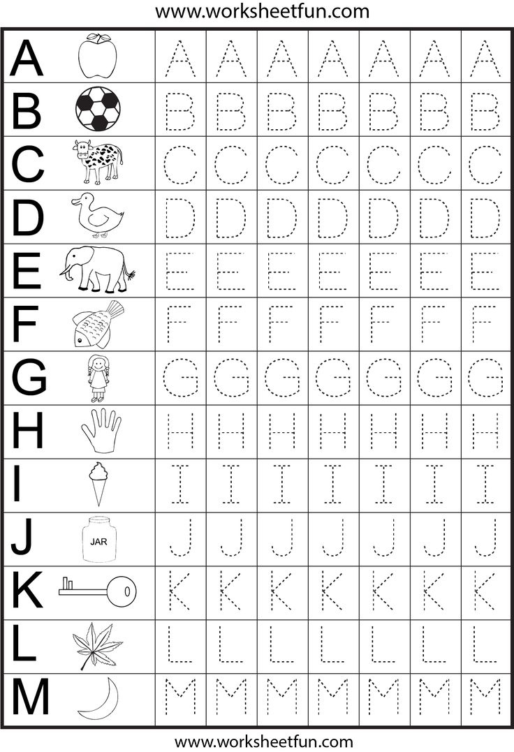 Alphabet Tracing Worksheets | Free Printable Worksheets within Free Printable Letter Writing Worksheets