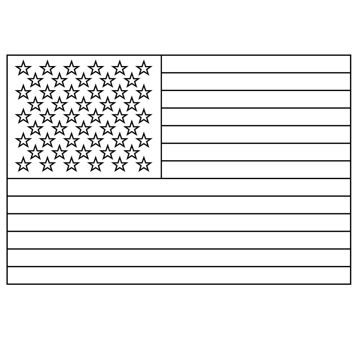 American Flag Coloring Page, Flag Coloring Pages, American Flag Colors inside Free Printable American Flag Coloring Page