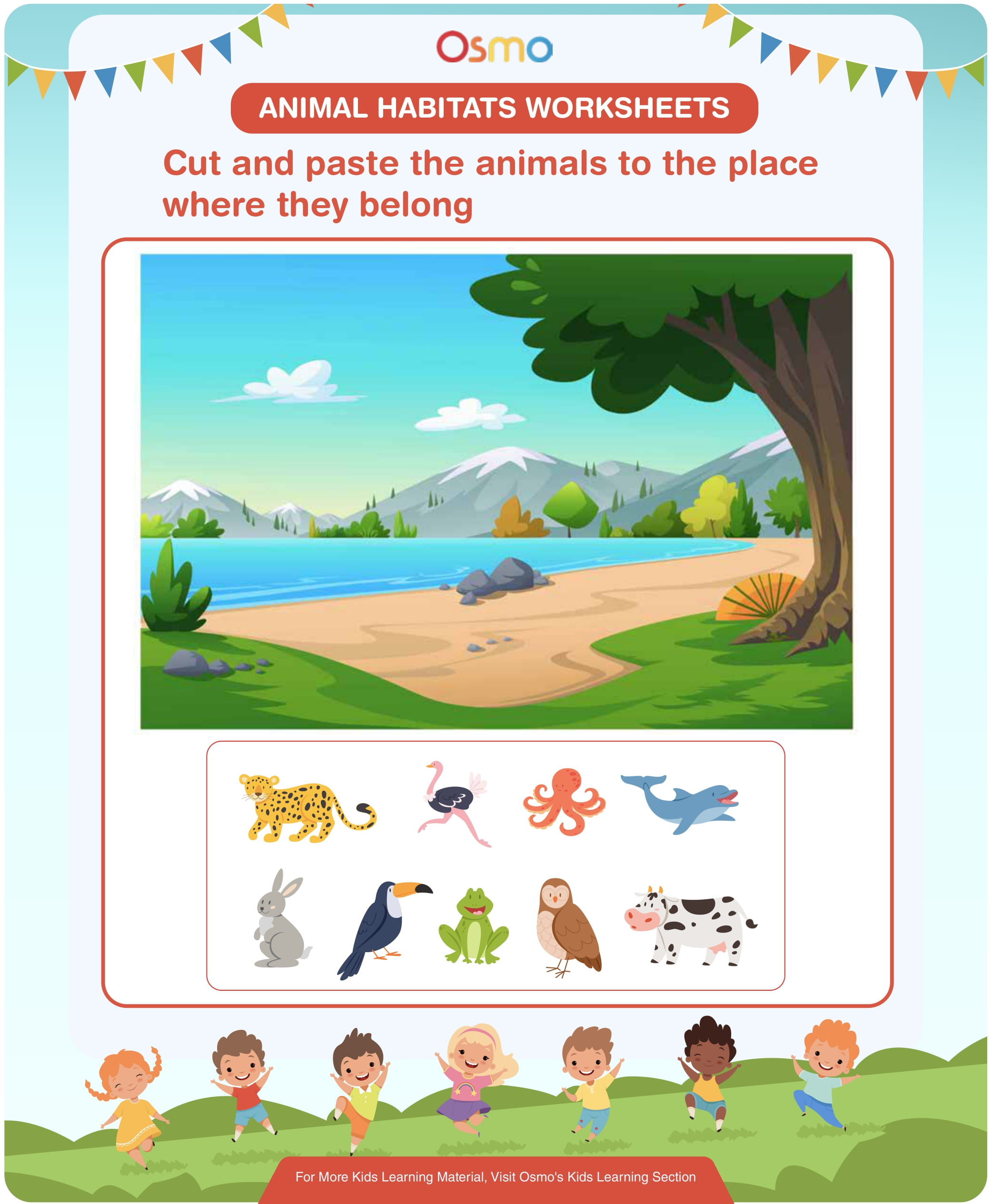 Animal Habitats Worksheets | Download Free Printables within Free Printable Worksheets Animal Habitats