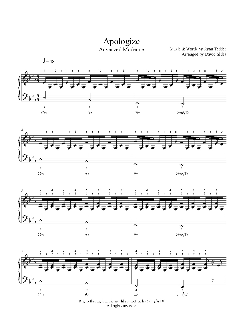 Apologize Piano Sheet regarding Apologize Piano Sheet Music Free Printable