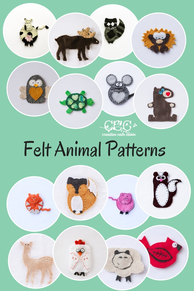 August Felt Patterns - Creative Cain Cabin pertaining to Free Printable Felt Patterns