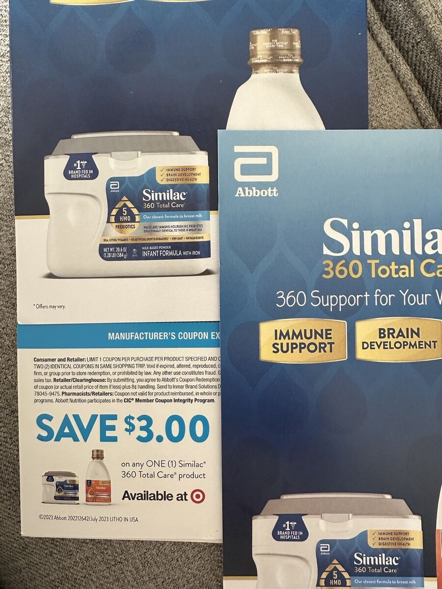 Baby Formula Coupons For Sale | Ebay regarding Free Printable Similac Coupons 2025