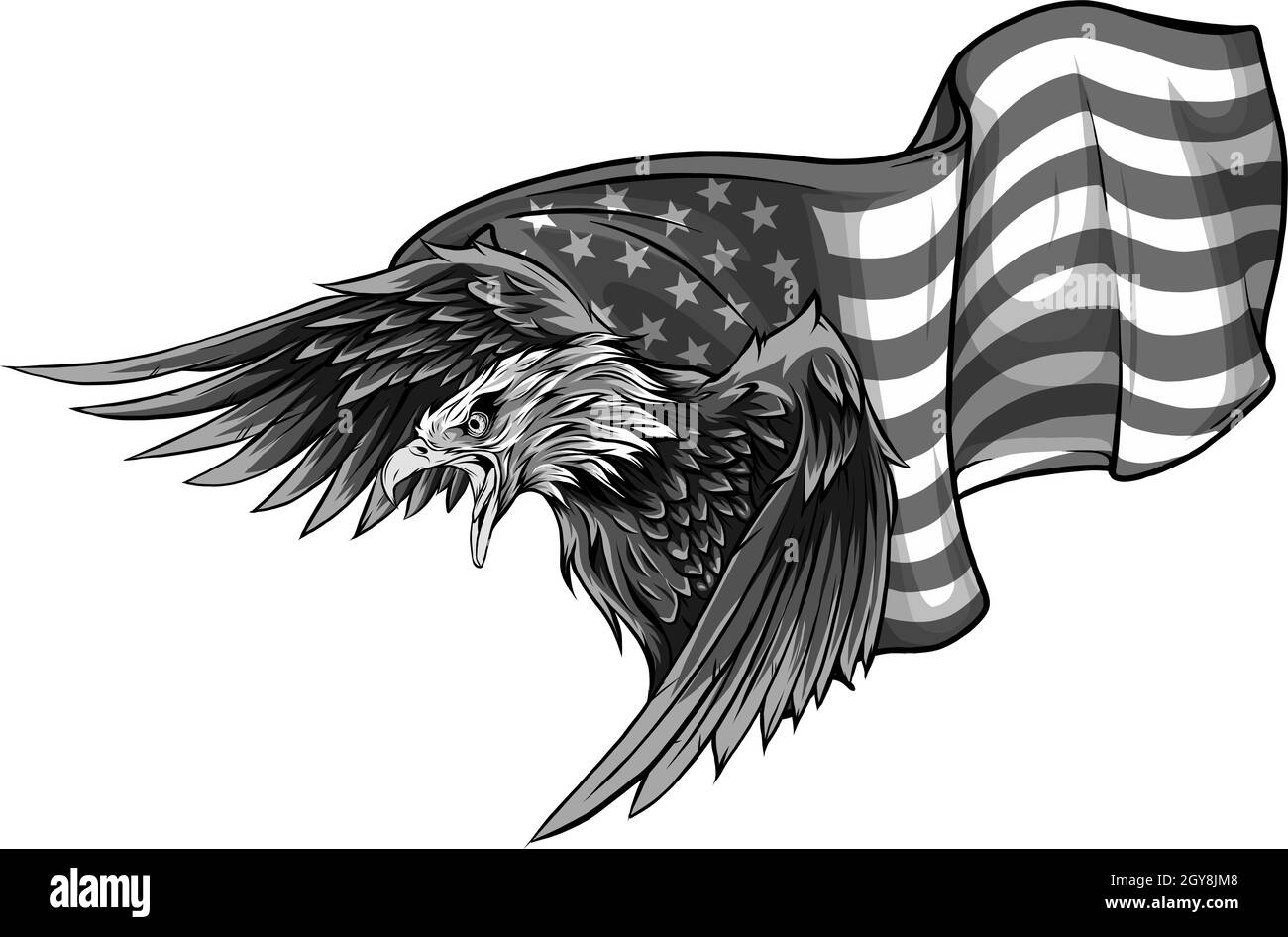 Bald Eagle Flag Tattoo Hi-Res Stock Photography And Images - Alamy inside Free Printable American Eagle Coupons