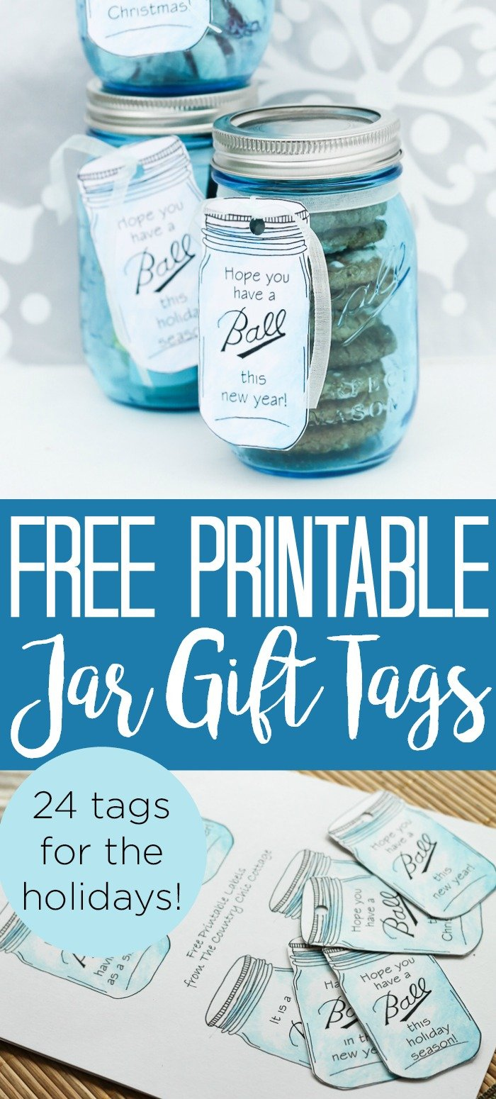Ball Mason Jar Gift Tags For The Holidays - Angie Holden The throughout Free Printable Mason Jar Gift Tags