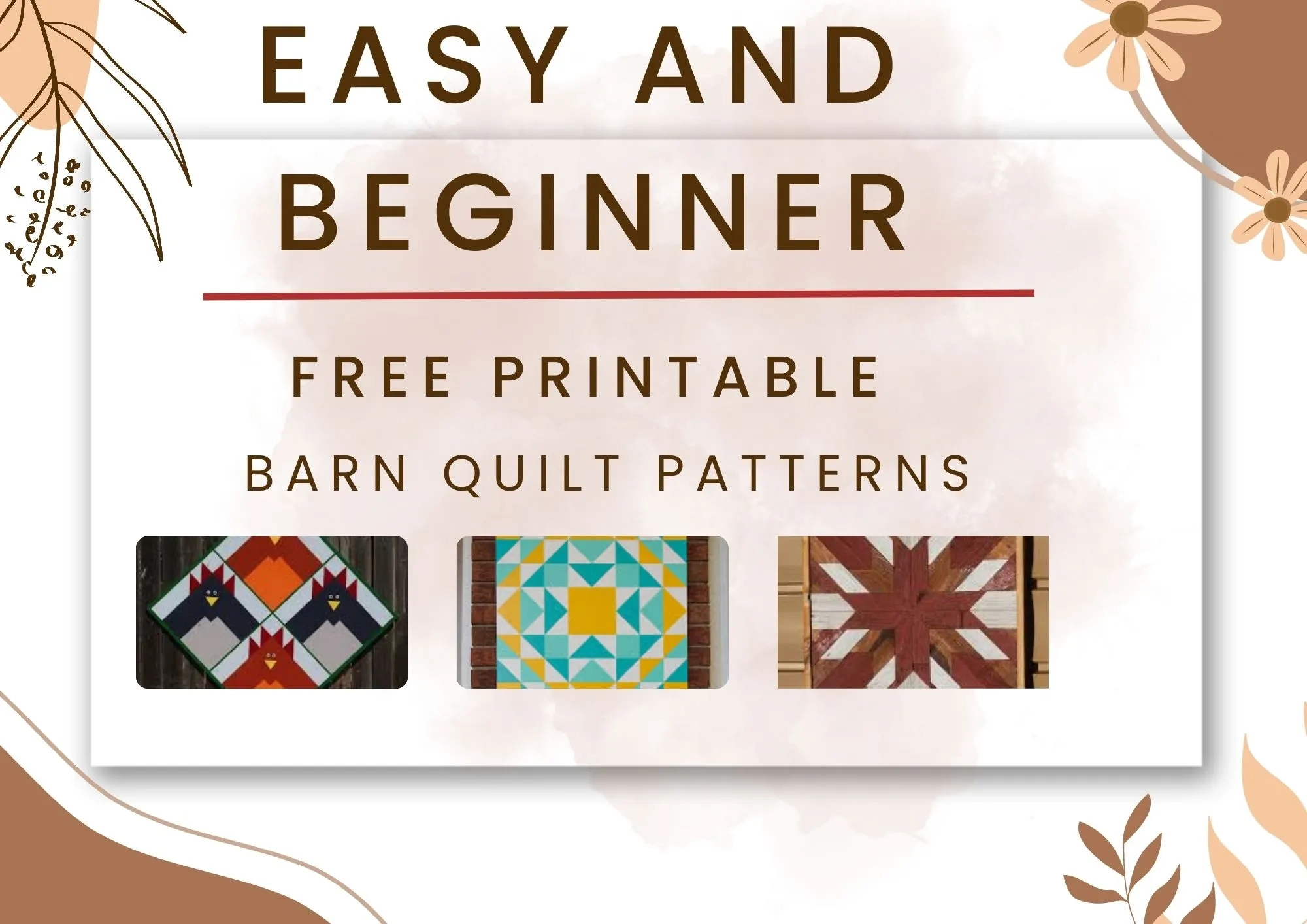 Barn Quilt Patterns: Everything You Need To Know within Free Printable Barn Quilt Patterns