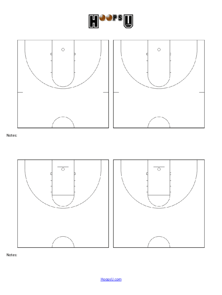 Basketball Play Sheets - Fill Online, Printable, Fillable, Blank with regard to Free Printable Basketball Court