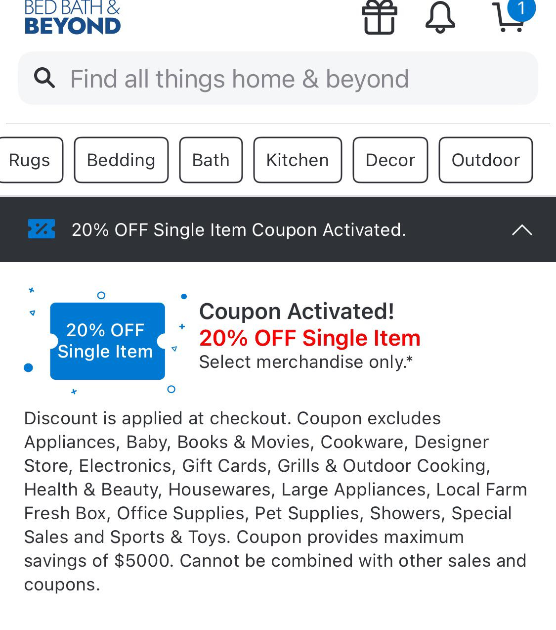 Bed Bath And Beyond intended for Free Printable Bed Bath and Beyond 20 Off Coupon