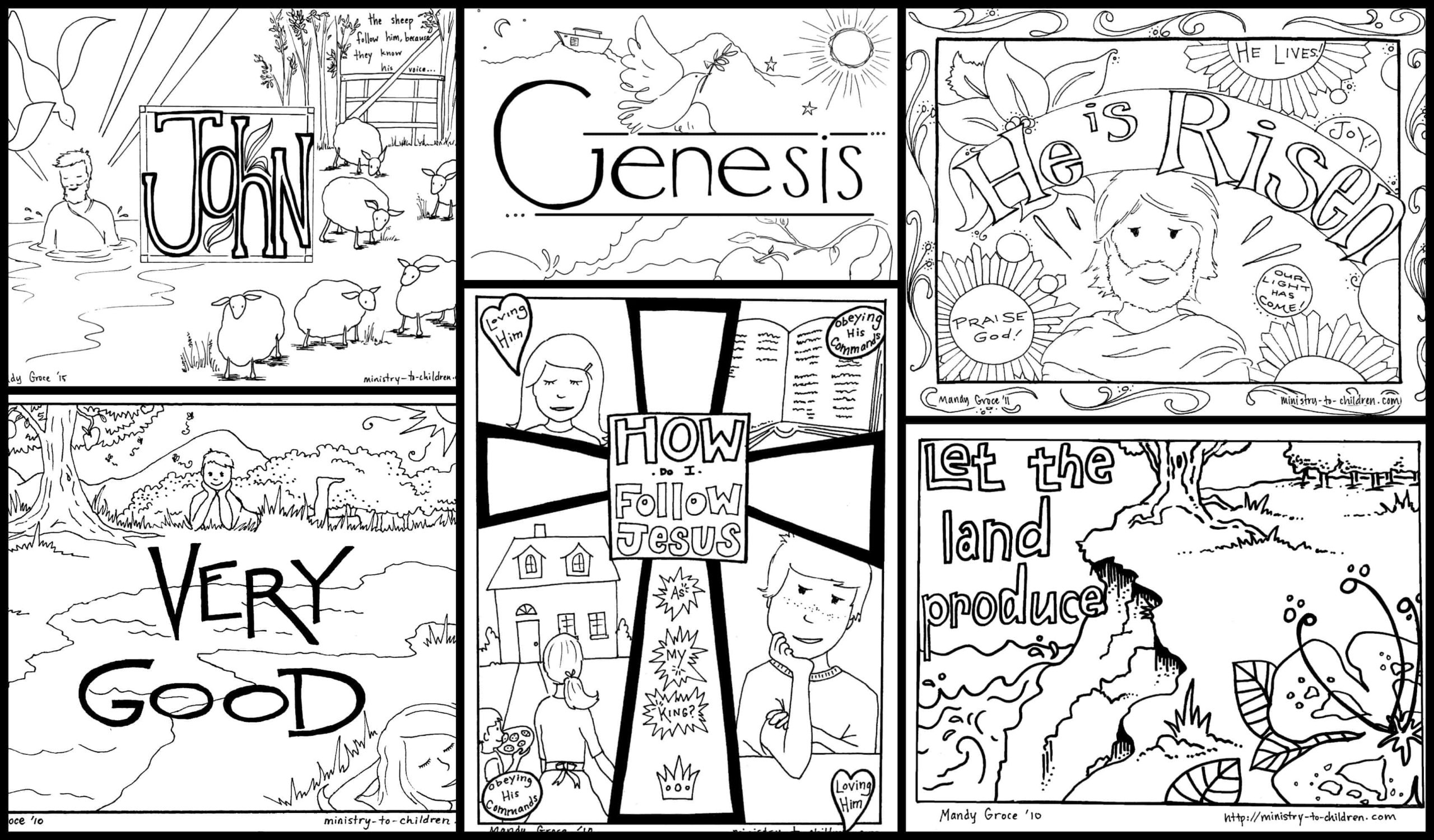 Bible Coloring Pages For Kids (Download Now) Free Christian Pdf with Free Printable Sunday School Coloring Sheets