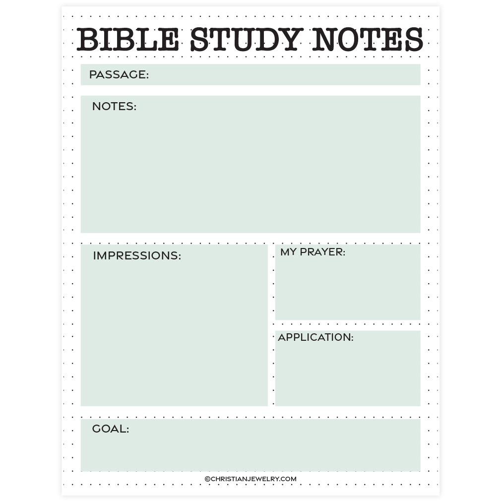 Bible Study Page - Dots | Free Christian Printables within Free Printable Bible Studies for Men