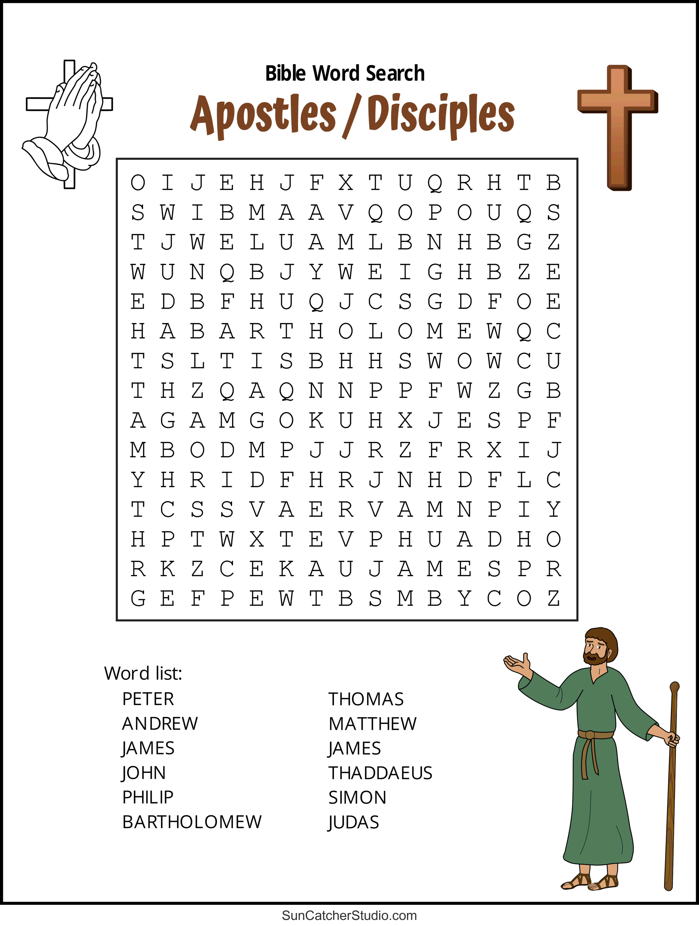 Bible Word Search (Free Printable Christian Puzzles) – Diy in Christian Word Search Puzzles Free Printable