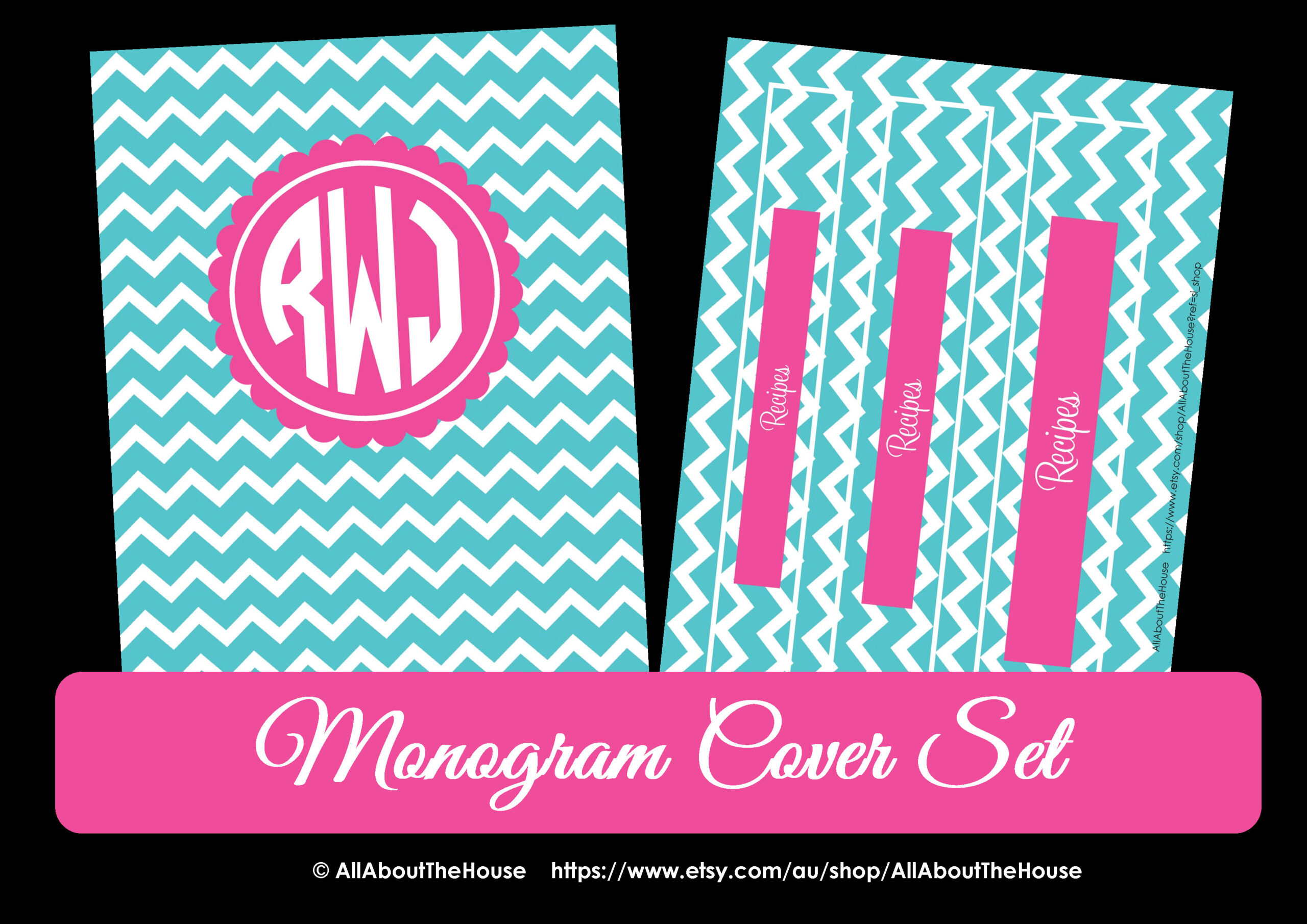 Binder Covers | Allaboutthehouse Printables with regard to Free Printable Monogram Binder Covers