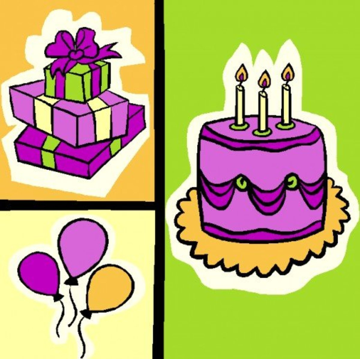 Birthday Clip Art | Best Free, Printable Happy Birthday Clip Art in Birthday Clipart Free Printable