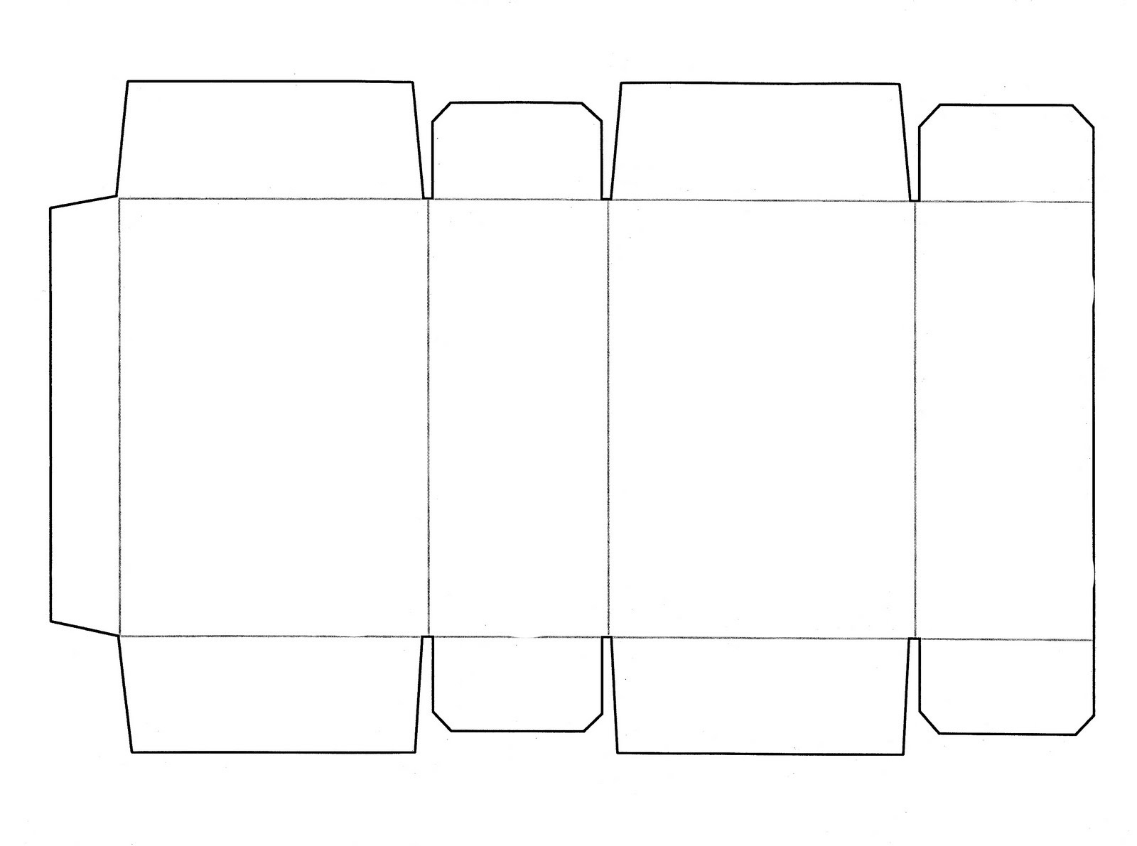 Box Templates Printable throughout Box Templates Free Printable