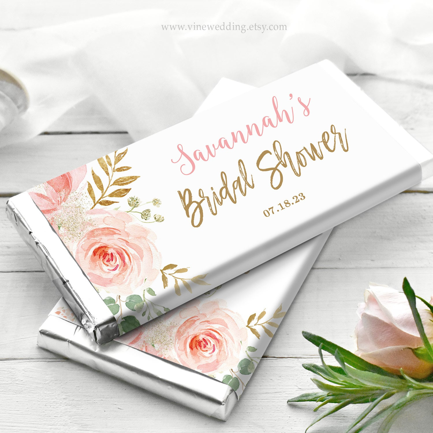 Bridal Shower Chocolate Bar Wrapper, Printable Chocolate Bar with regard to Free Printable Candy Bar Wrappers for Bridal Shower