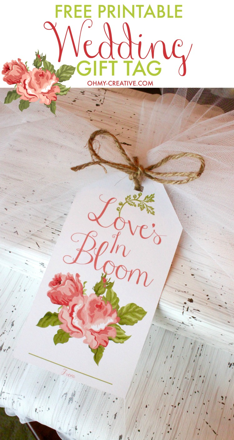 Bridal Shower Printable Gift Tag - Oh My Creative intended for Free Printable Favor Tags for Bridal Shower