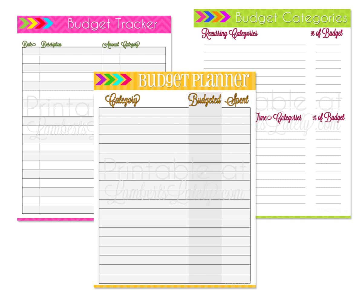 Budget Binder (15 Free Printable Pages!) | Lamberts Lately in Free Printable Financial Binder