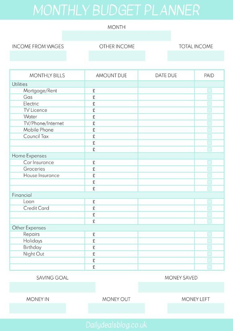 Budget Template Uk Seven Things You Most Likely Didn&amp;#039;T Know About inside Free Printable Budget Planner UK