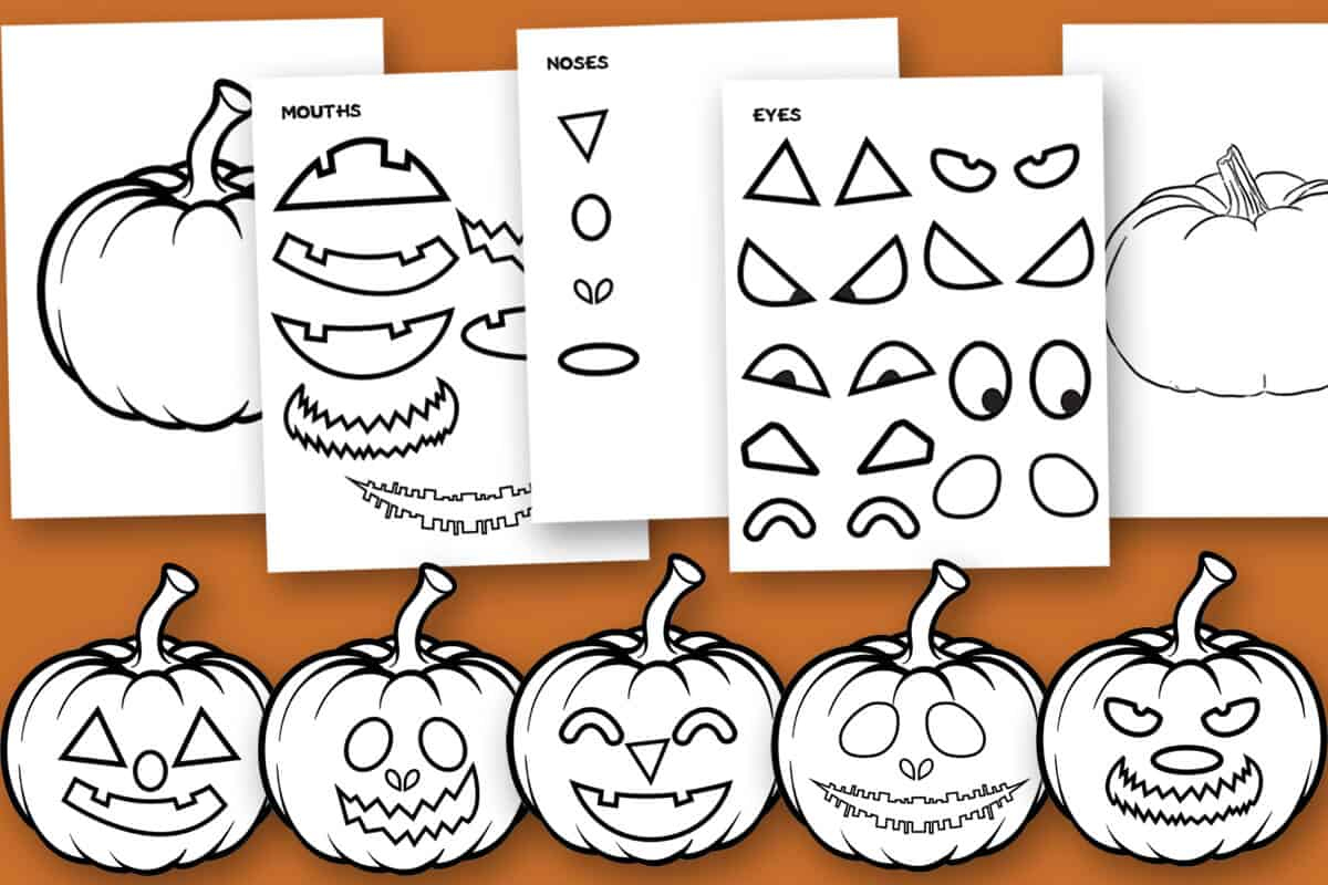 Build A Jack O&amp;#039; Lantern Pumpkin Halloween Activity | Mrs. Merry within Jack O Lantern Templates Printable Free