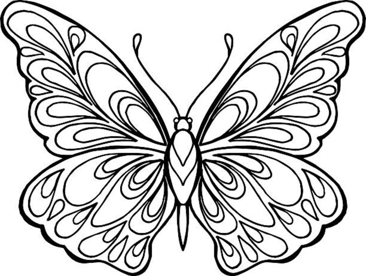 Butterfly Coloring Pages: 25 Free Printable Sheets - Parade throughout Butterfly Free Printable Coloring Pages