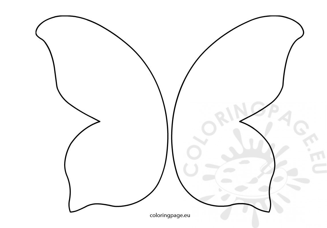 Butterfly Wings Pattern Printable | Coloring Page inside Free Printable Butterfly Wings