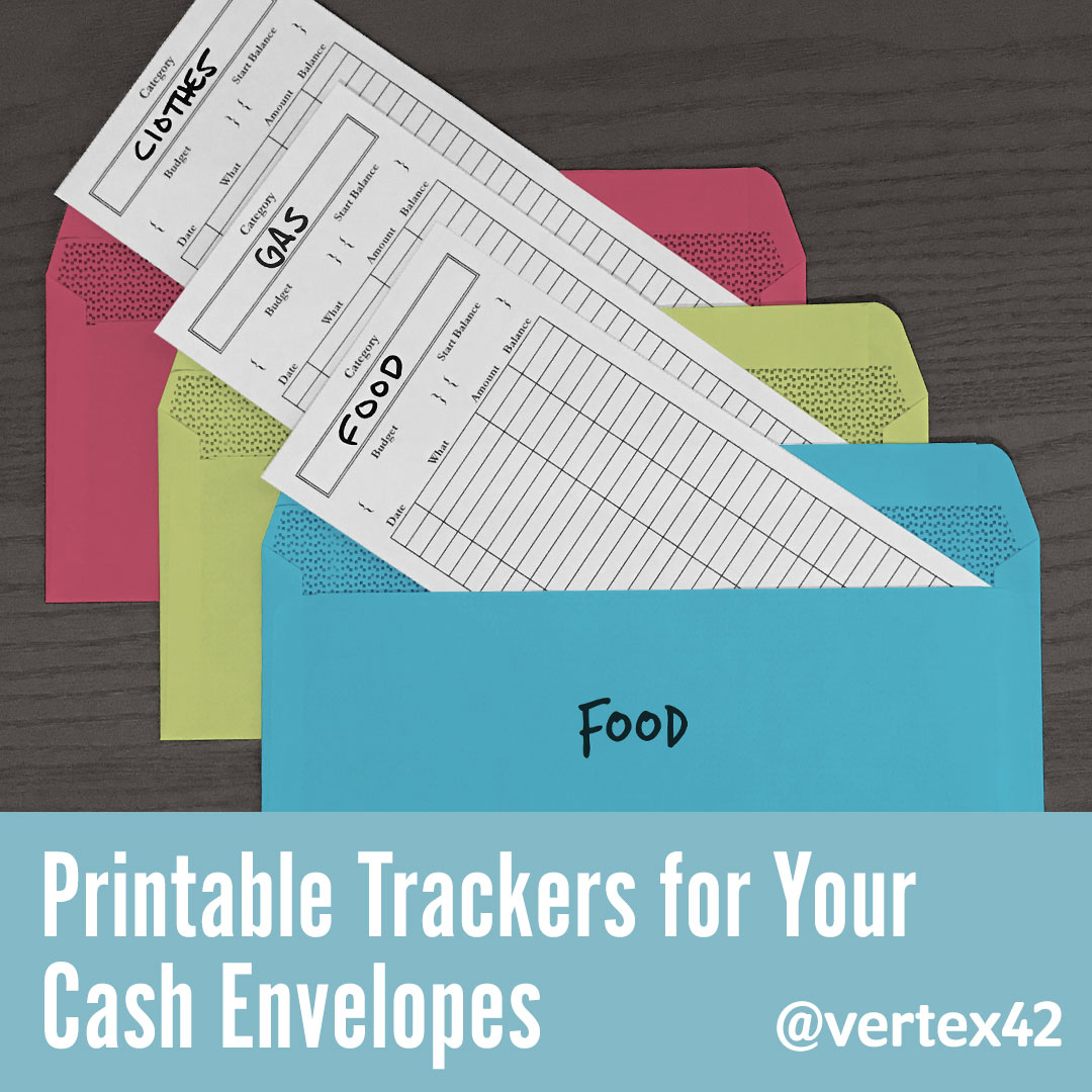 Cash Envelopes - Printable Cash Envelope Tracker Templates regarding Free Printable Money Envelopes