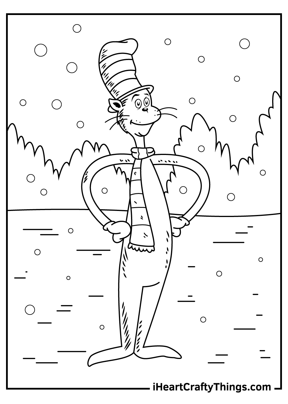 Cat In The Hat Coloring Pages (100% Free Printables) intended for Free Printable Cat In The Hat Pictures