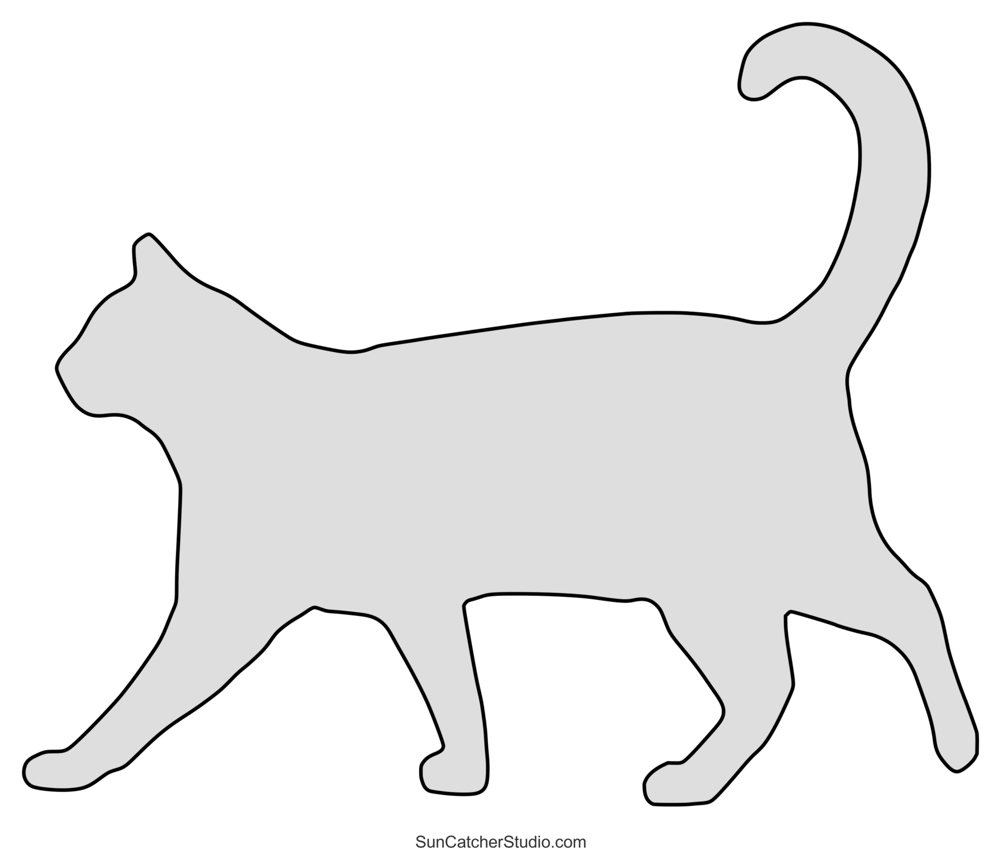 Cat Patterns, Templates, Stencils, Clip Art, And Silhouettes – Diy with regard to Free Printable Cat Silhouette