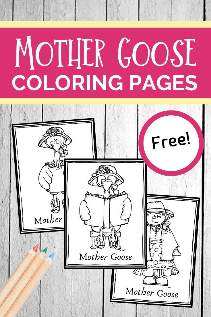 Celebrate Mother Goose Day With Free Coloring Pages in Mother Goose Coloring Pages Free Printable