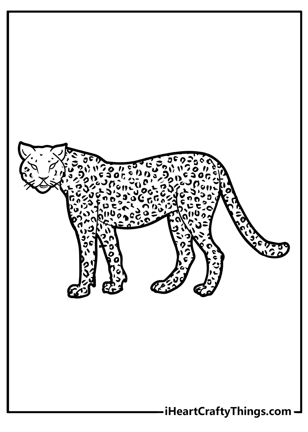 Cheetah Coloring Pages (100% Free Printables) in Free Printable Cheetah Pictures