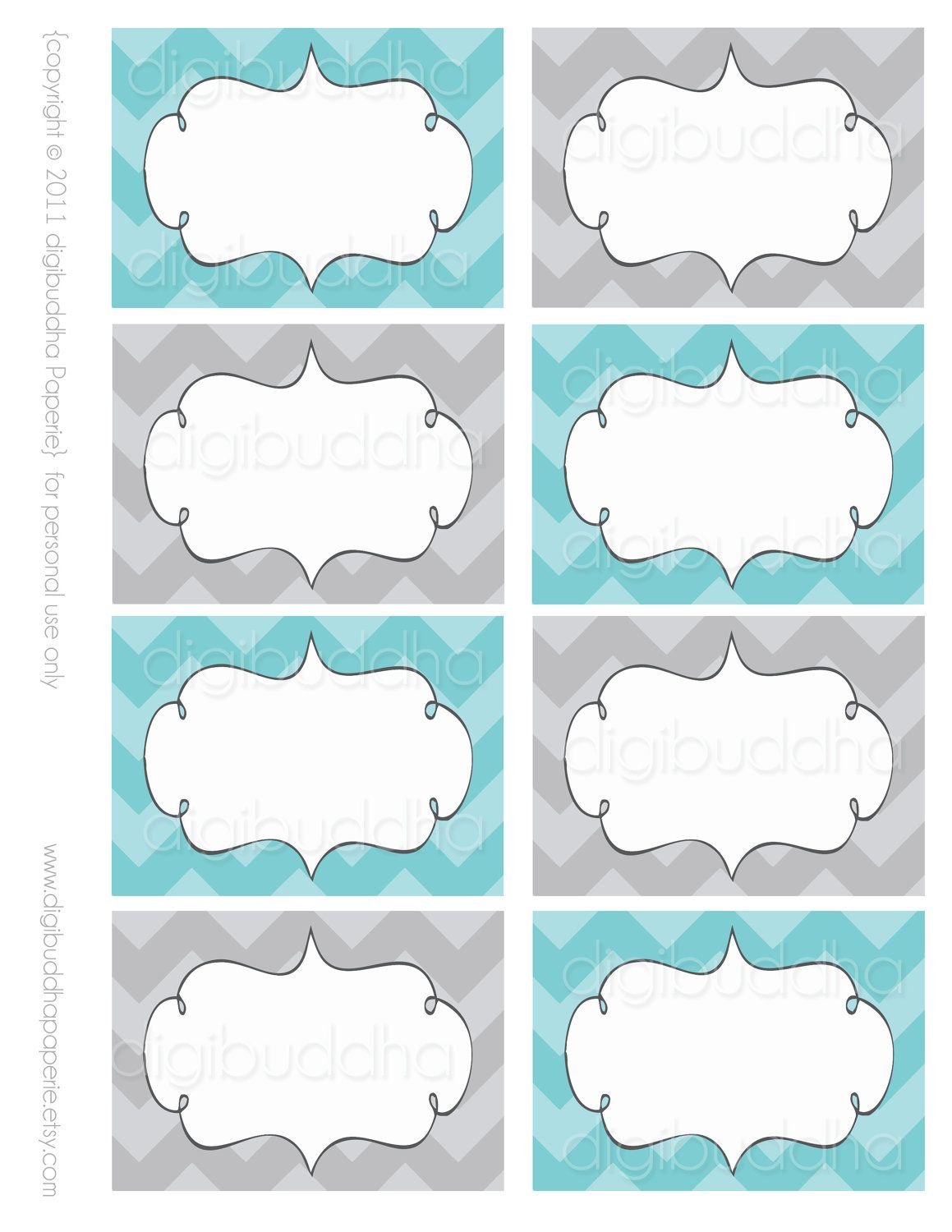 Chevron Candy Buffet Food Labels inside Free Printable Food Tags For Buffet