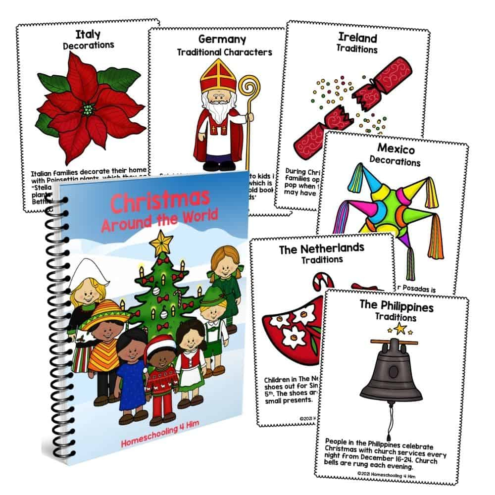 Christmas Around The World Printables - Homeschooling 4 Him regarding Christmas Around the World Free Printables