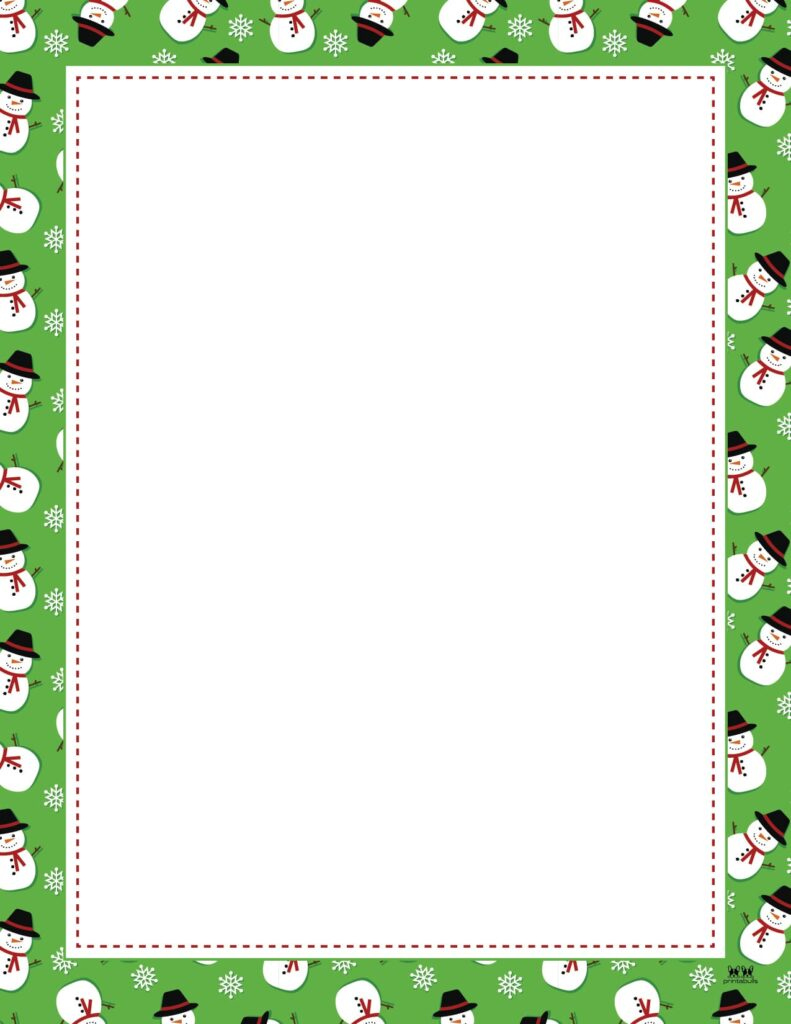 Christmas Borders - 60 Free Printable Borders | Printabulls intended for Free Printable Page Borders Christmas