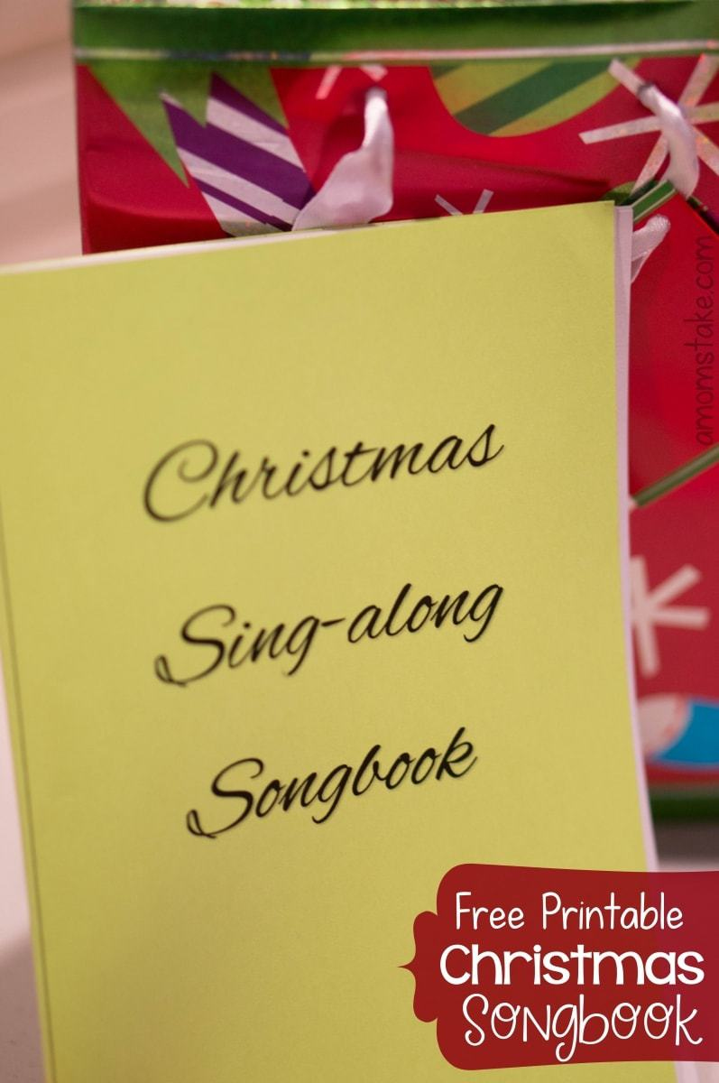 Christmas Songbook - Free Pdf Printable! - A Mom&amp;#039;S Take pertaining to Free Printable Christmas Carols Booklet