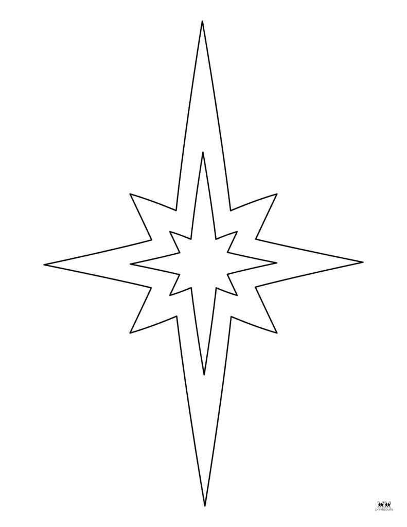 Christmas Stars - 25 Free Printables | Printabulls throughout Free Printable Christmas Star Coloring Pages