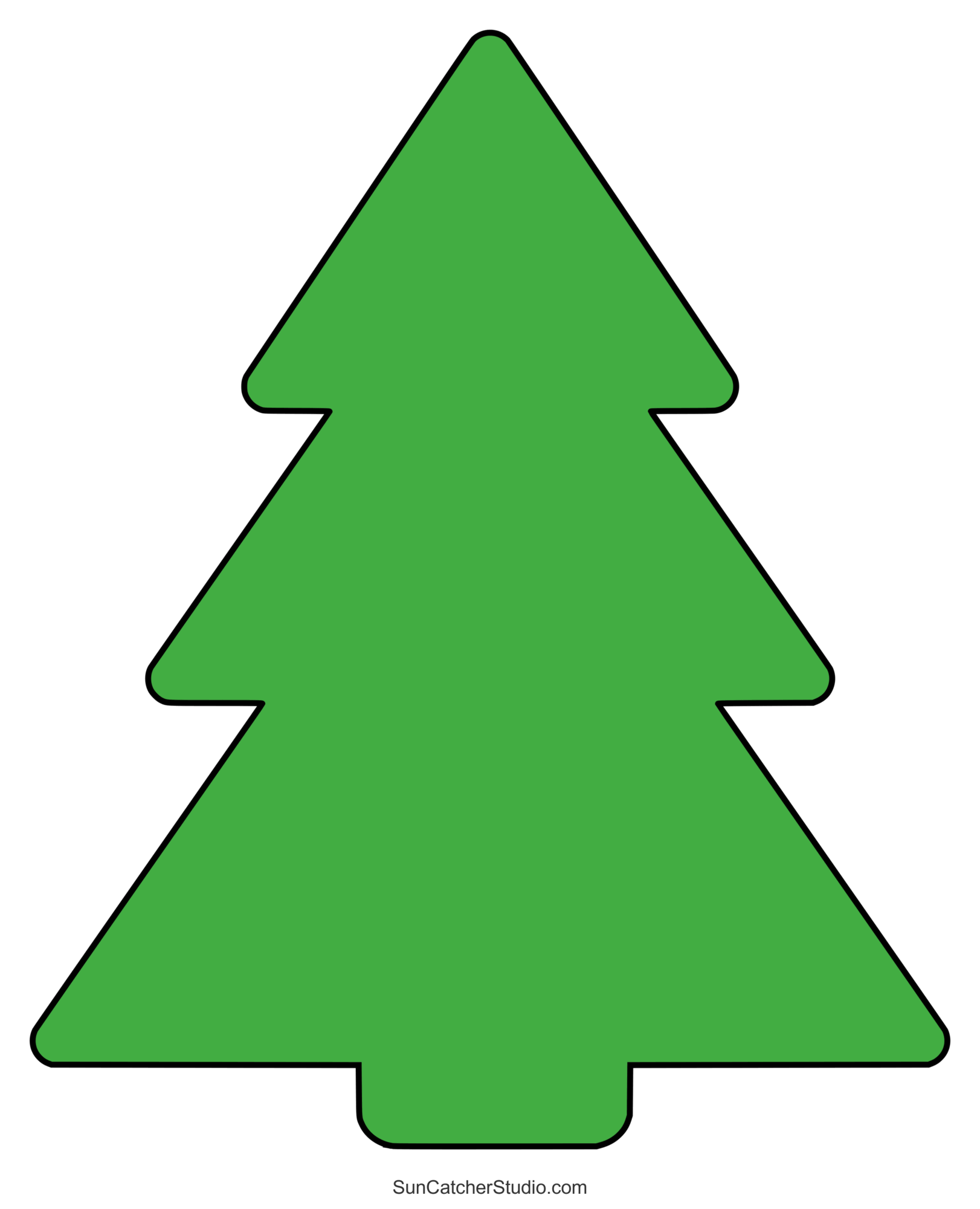 Christmas Tree Templates And Stencils (Free Printable Patterns throughout Free Printable Christmas Tree Images