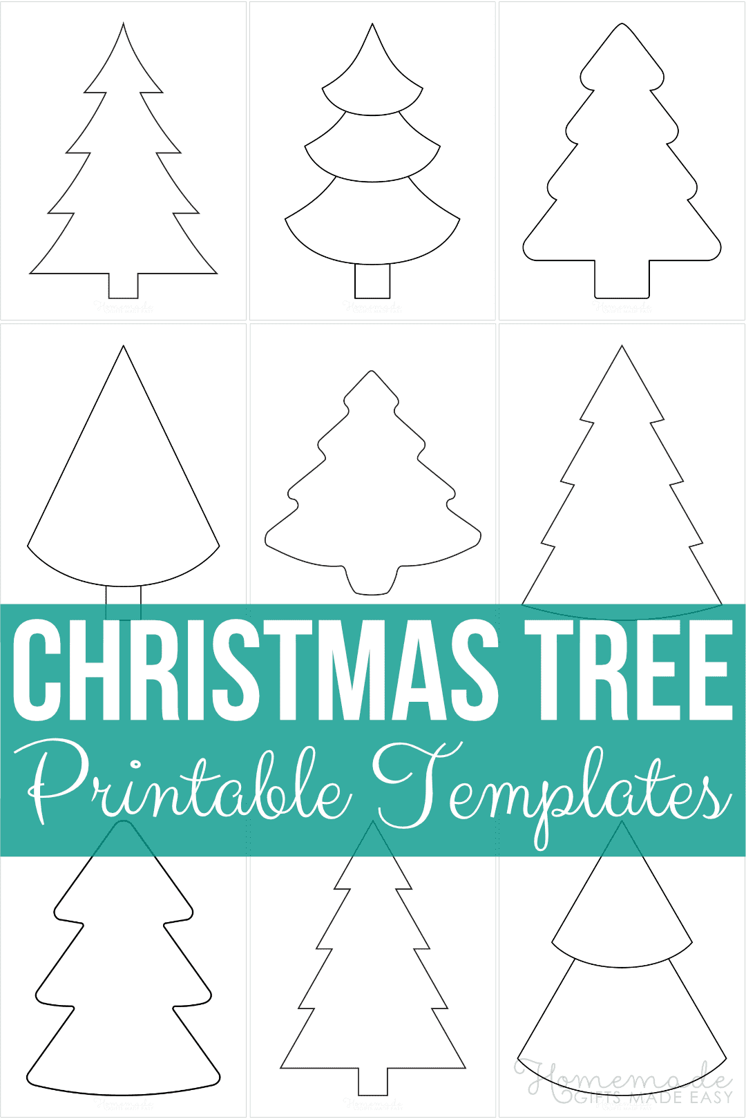 Christmas Tree Templates | Free Printable Outlines &amp;amp; Patterns In in Free Printable Christmas Templates