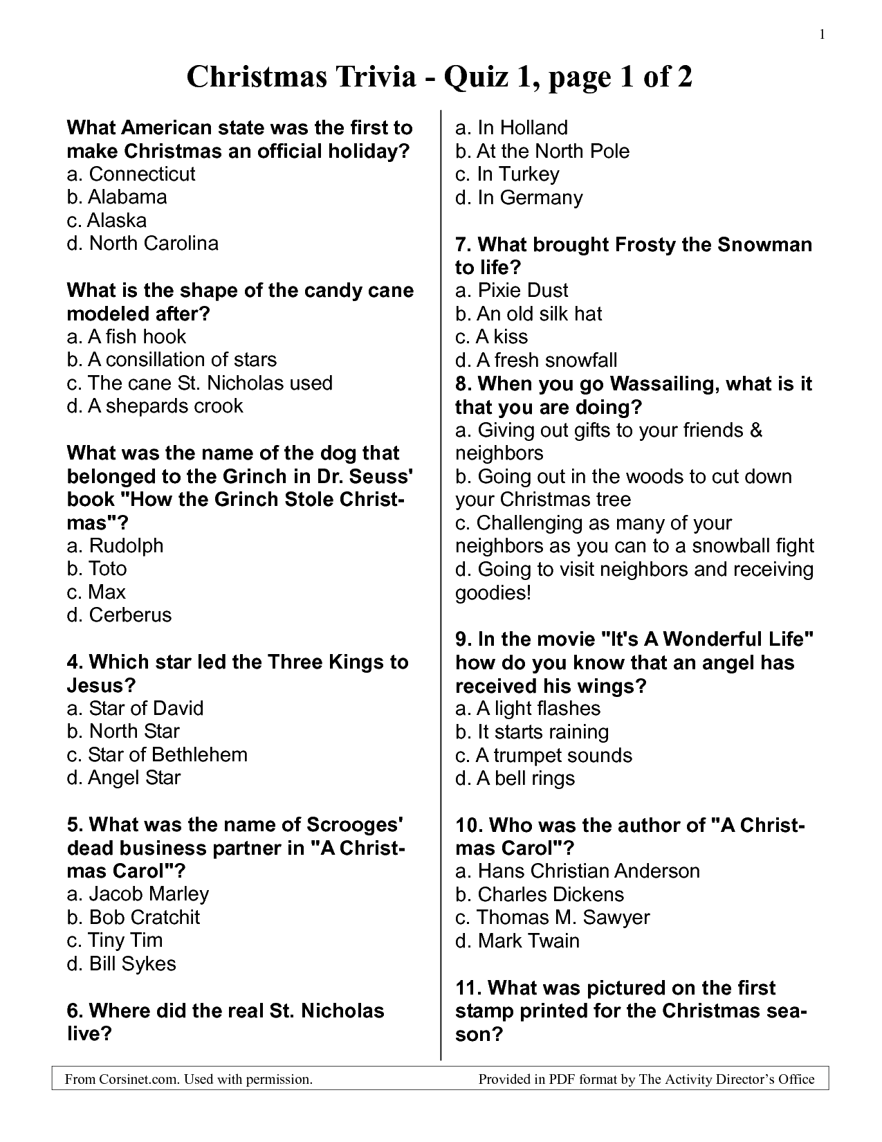 Christmas Trivia Quiz Questions And Answers Uk Ugly with Free Printable Trivia Questions and Answers