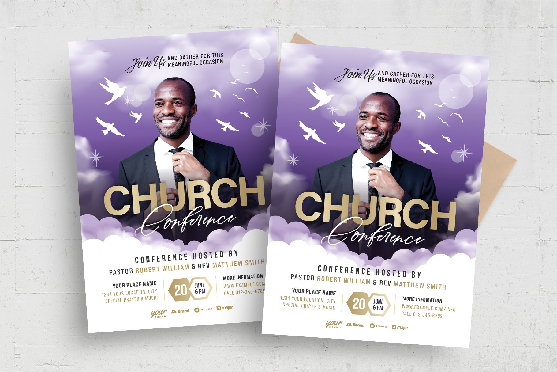 Church Event Flyer Template [Psd, Ai, Vector] - Brandpacks regarding Free Printable Event Flyer Templates