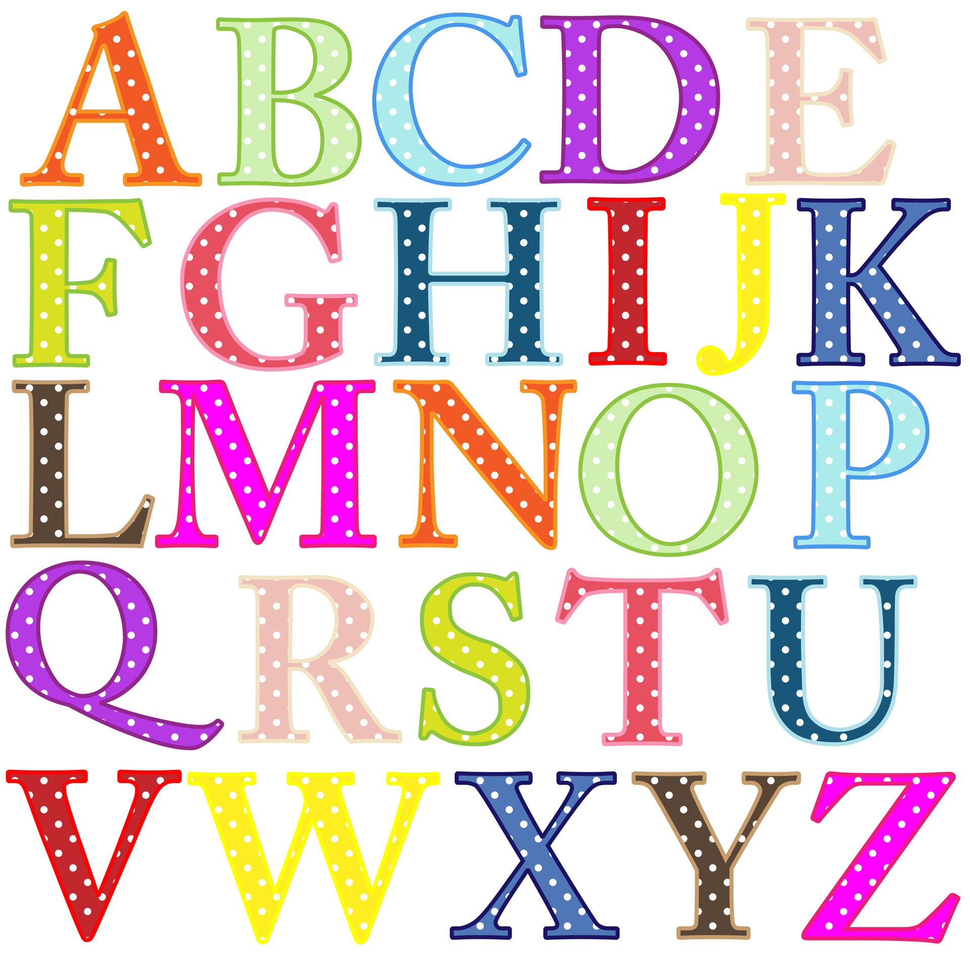 Clip Art Letters Free with regard to Free Printable Clip Art Letters