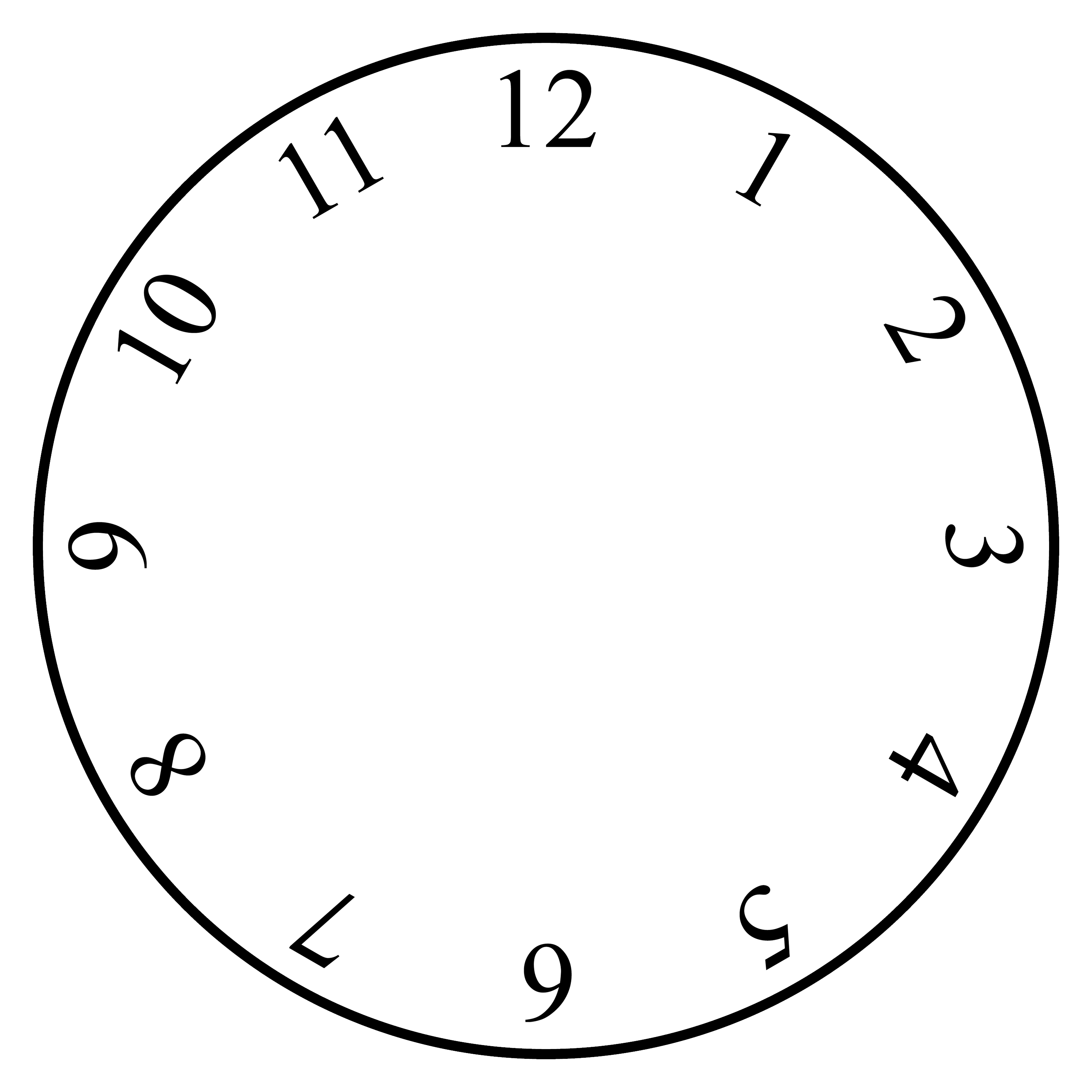 Clock Face Template Printable | Free And Printable Clock Faces inside Free Printable Clock Faces